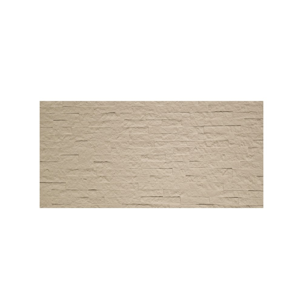 Set 12 panouri decorative flexibile din praf de piatra D7351, ignifuge, strat ceramic UV, 1200x600x2 mm, Bej vanilie [2]