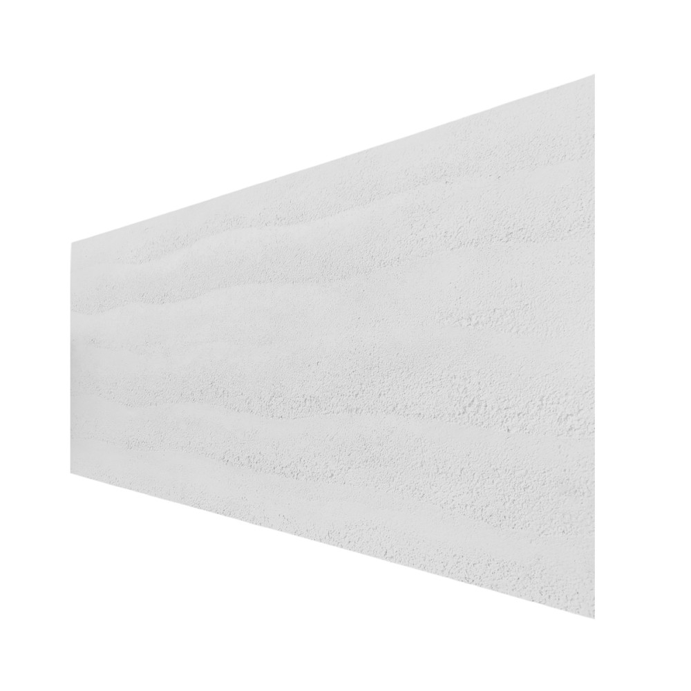Set 16 panouri decorative flexibile din praf de piatra D7321, ignifuge, strat ceramic UV, 1200x600x2 mm, Alb [4]