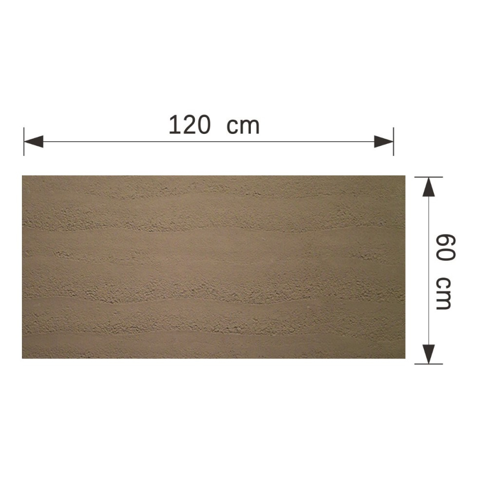 Set 16 panouri decorative flexibile din praf de piatra D7323, ignifuge, strat ceramic UV, 1200x600x2 mm, Maro [5]