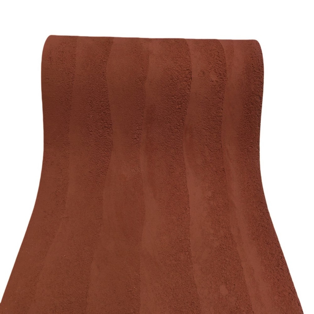 Set 16 panouri decorative flexibile din praf de piatra D7324, ignifuge, strat ceramic UV, 1200x600x2 mm, Rosu caramiziu [4]