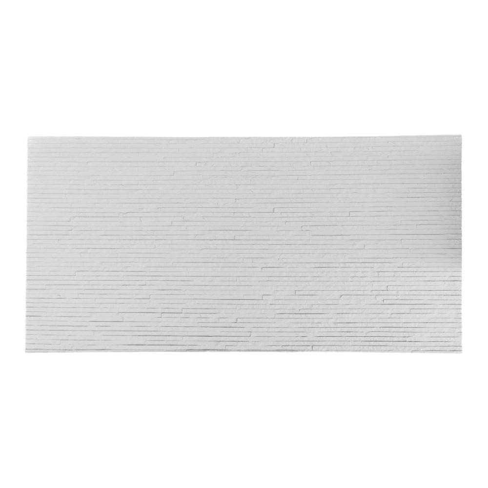 Set 16 panouri decorative flexibile din praf de piatra D7331, ignifuge, strat ceramic UV, 1200x600x2 mm, Alb [2]