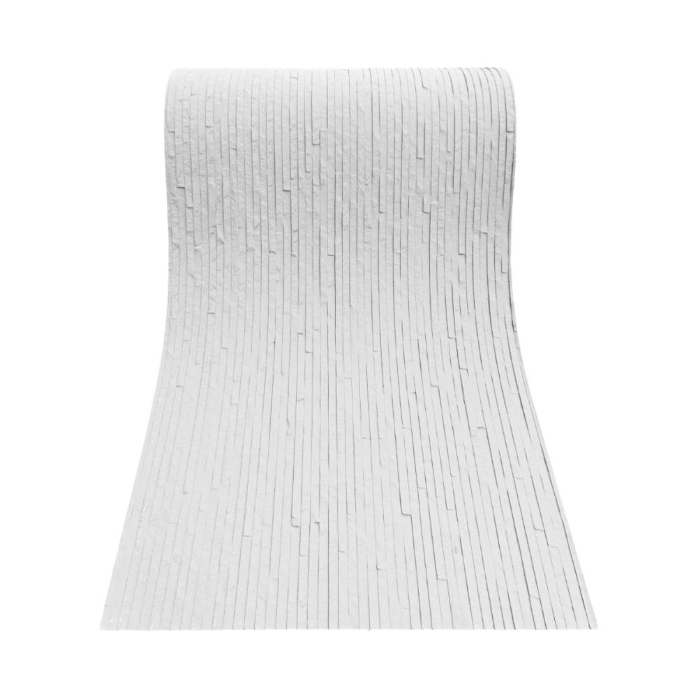 Set 16 panouri decorative flexibile din praf de piatra D7331, ignifuge, strat ceramic UV, 1200x600x2 mm, Alb [4]