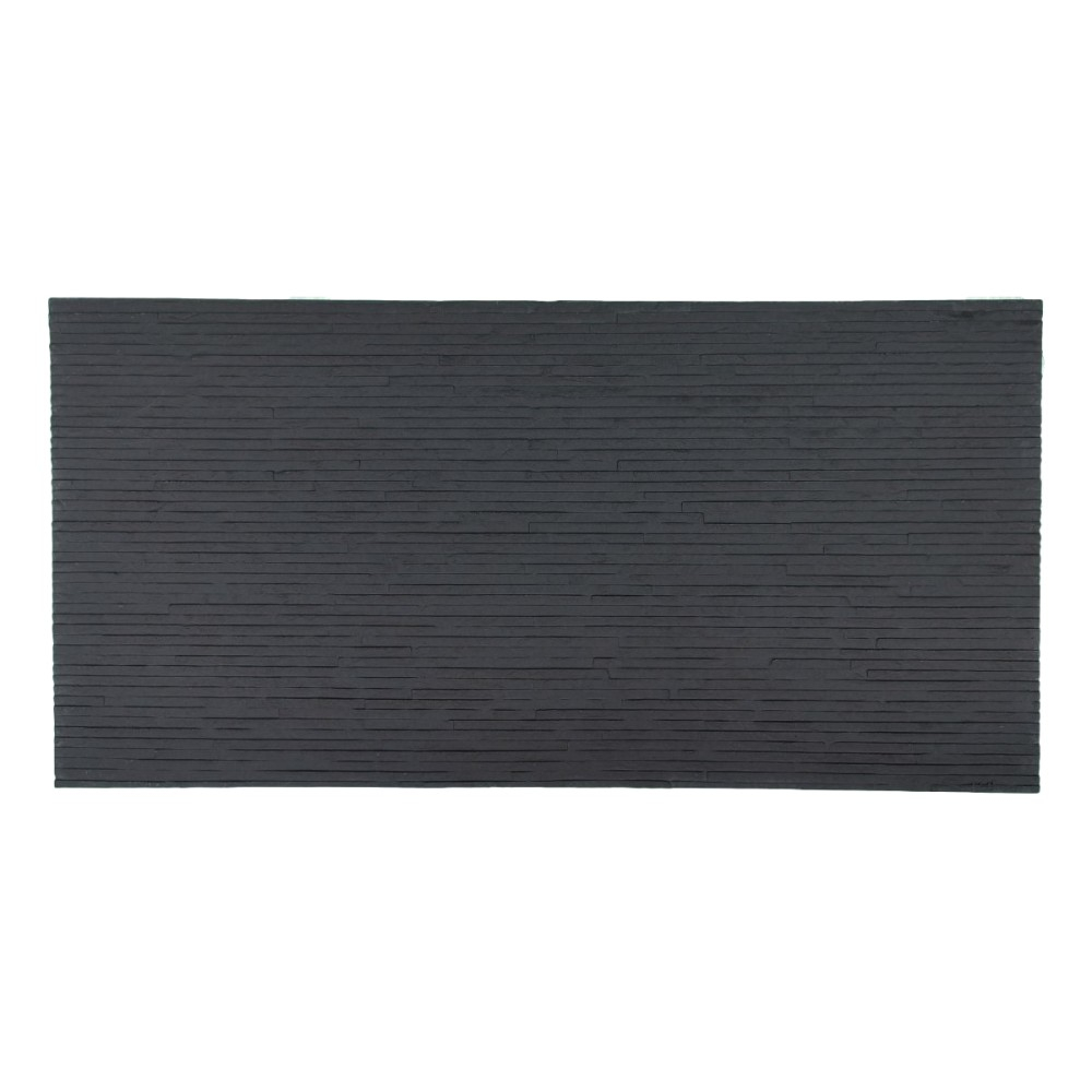 Set 16 panouri decorative flexibile din praf de piatra D7333, ignifuge, strat ceramic UV, 1200x600x2 mm, Gri antracit [2]