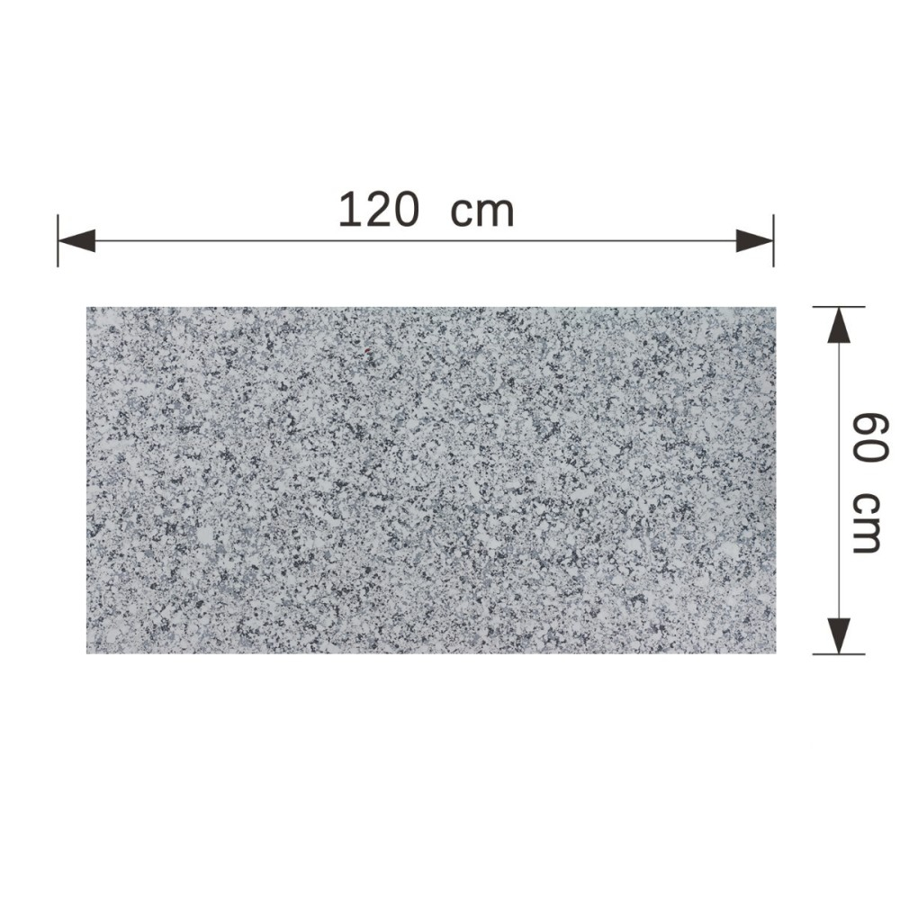 Set 16 panouri decorative flexibile din praf de piatra D7353, ignifuge, strat ceramic UV, 1200x600x2 mm, Gri granit [3]