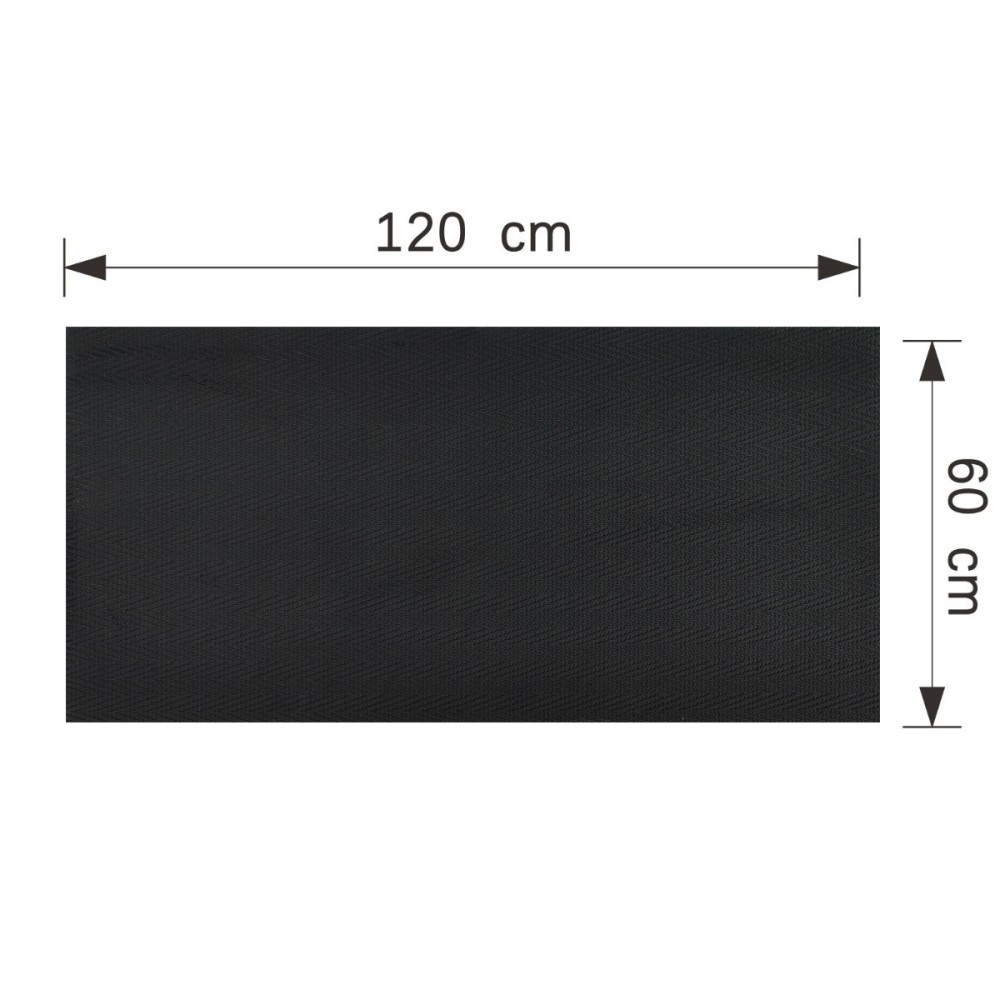 Set 2 panouri decorative flexibile din praf de piatra D7338, ignifuge, strat ceramic UV, 1200x600x2 mm, Negru [3]