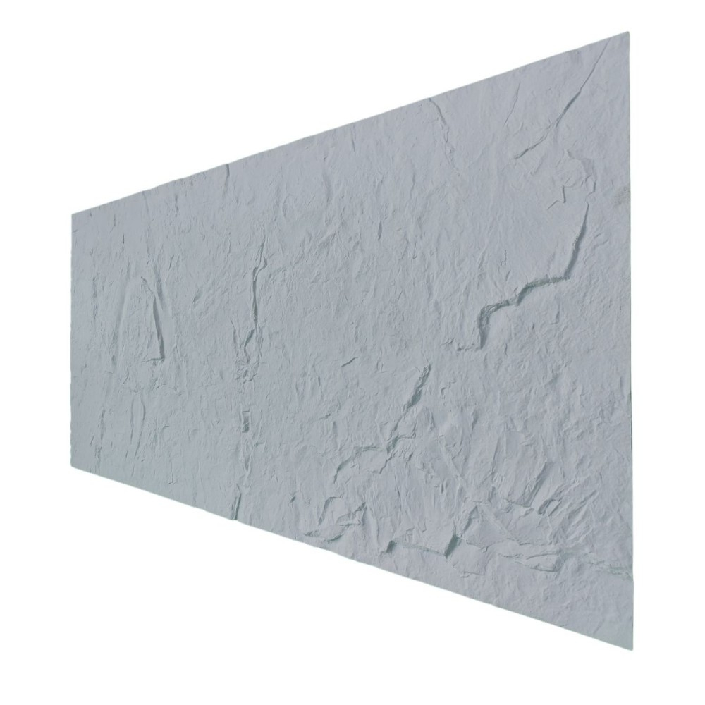 Set 4 panouri decorative flexibile din praf de piatra D7316, ignifuge, strat ceramic UV, 1200x600x2 mm, Alb [6]