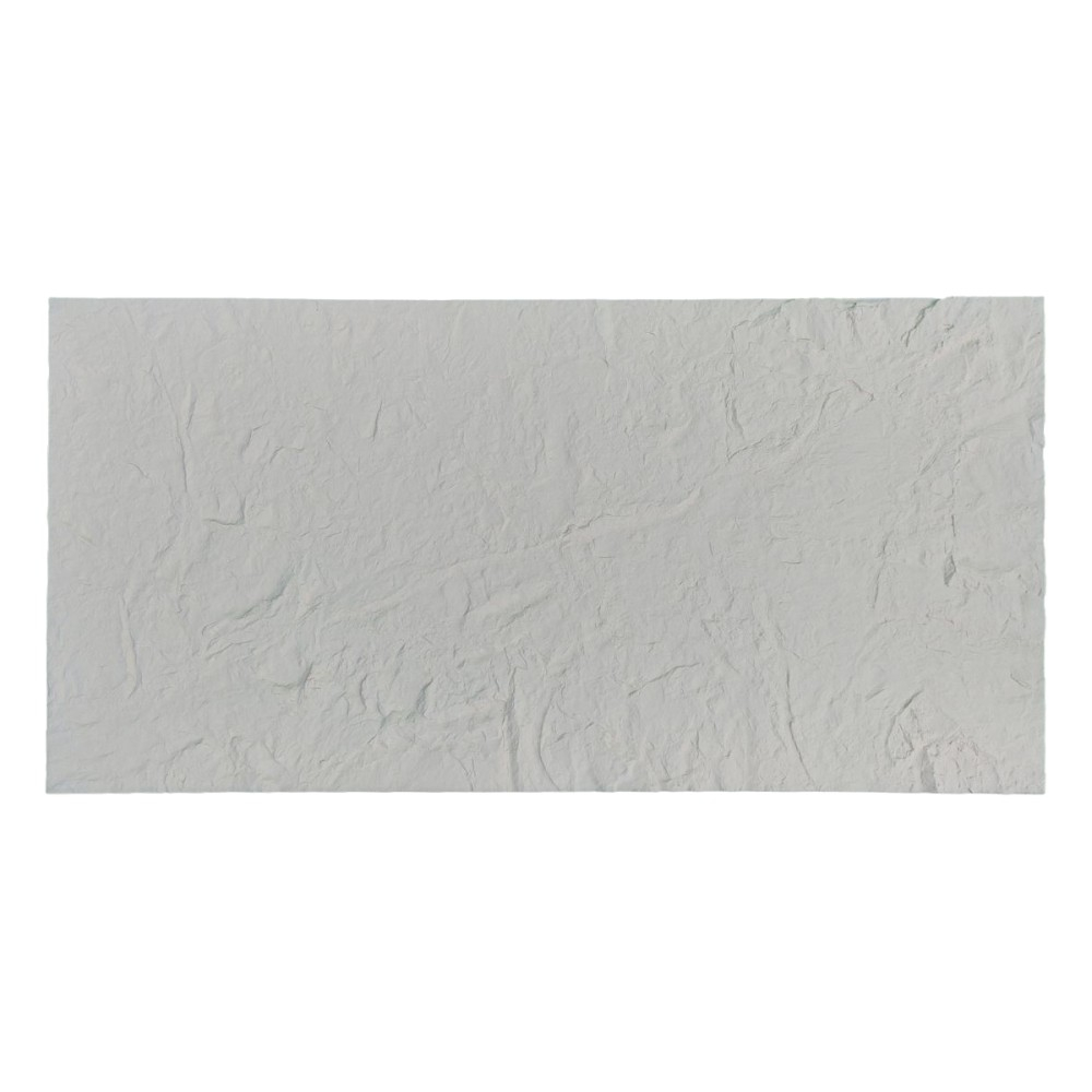 Set 4 panouri decorative flexibile din praf de piatra D7316, ignifuge, strat ceramic UV, 1200x600x2 mm, Alb [2]
