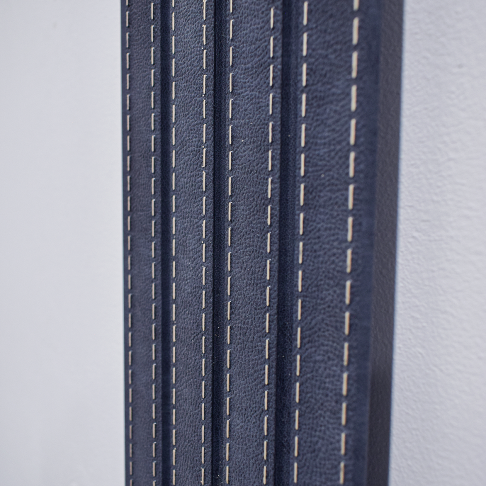 Set 5 panouri decorative, lamelar, polimer rigid, D5469, 270x16x1cm, Albastru [4]