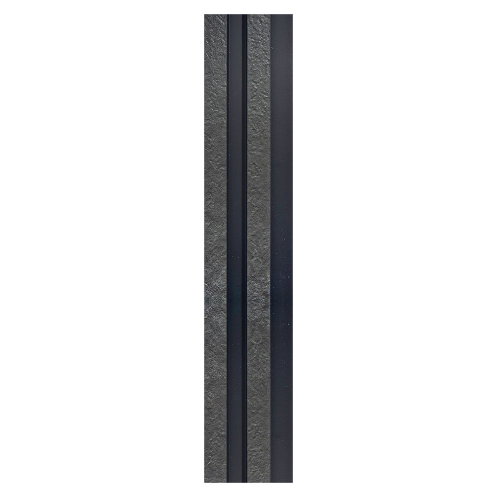 Set 5 panouri decorative, lamelar, polimer rigid, D5478, 270x12x2cm, Negru [2]