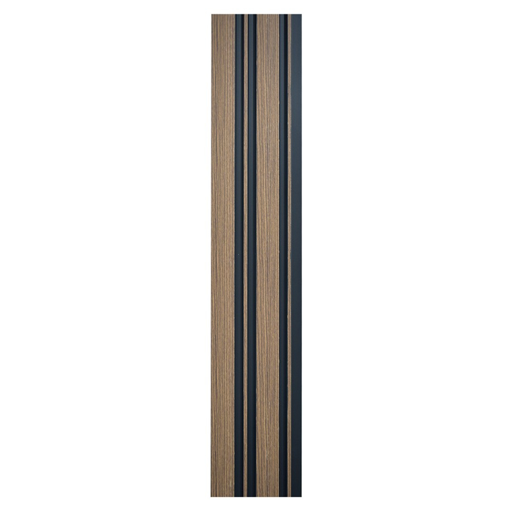 Set 5 panouri decorative, lamelar, polimer rigid, D5489, 270x12x1cm, Maro [2]