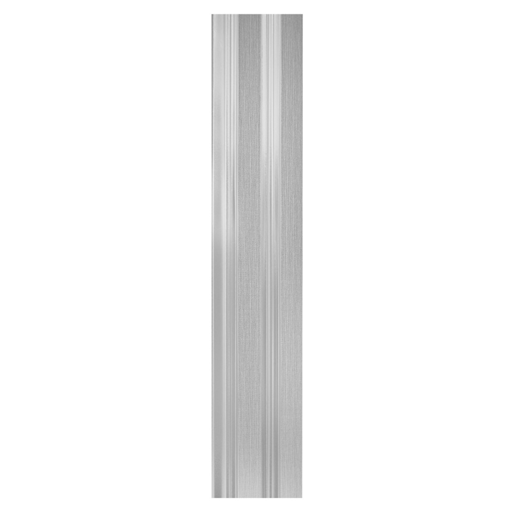 Set 5 panouri decorative, lamelar, polimer rigid, D5492, 270x12x1cm, Argintiu [2]