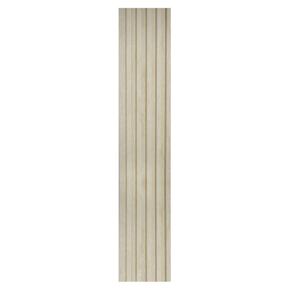 Set 5 panouri decorative, lamelar, polimer rigid, D5496, 270x12x1cm, Crem [2]