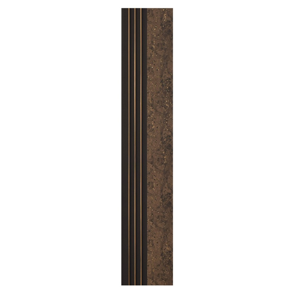 Set 5 panouri decorative, lamelar, polimer rigid, D5502, 270x16x1cm, Maro [2]
