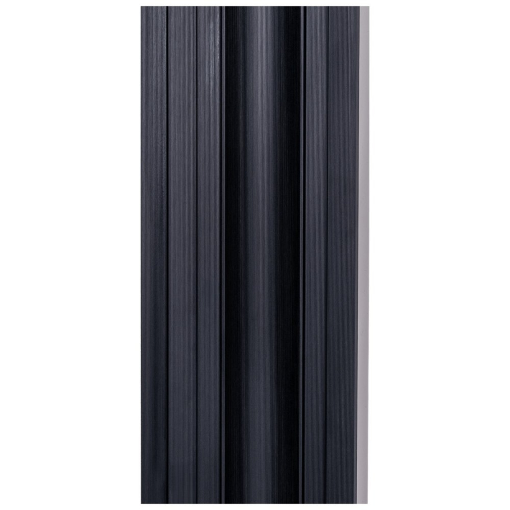 Set 5 panouri decorative, lamelar WPC, D6227, 260x18x1.8cm, Negru [2]