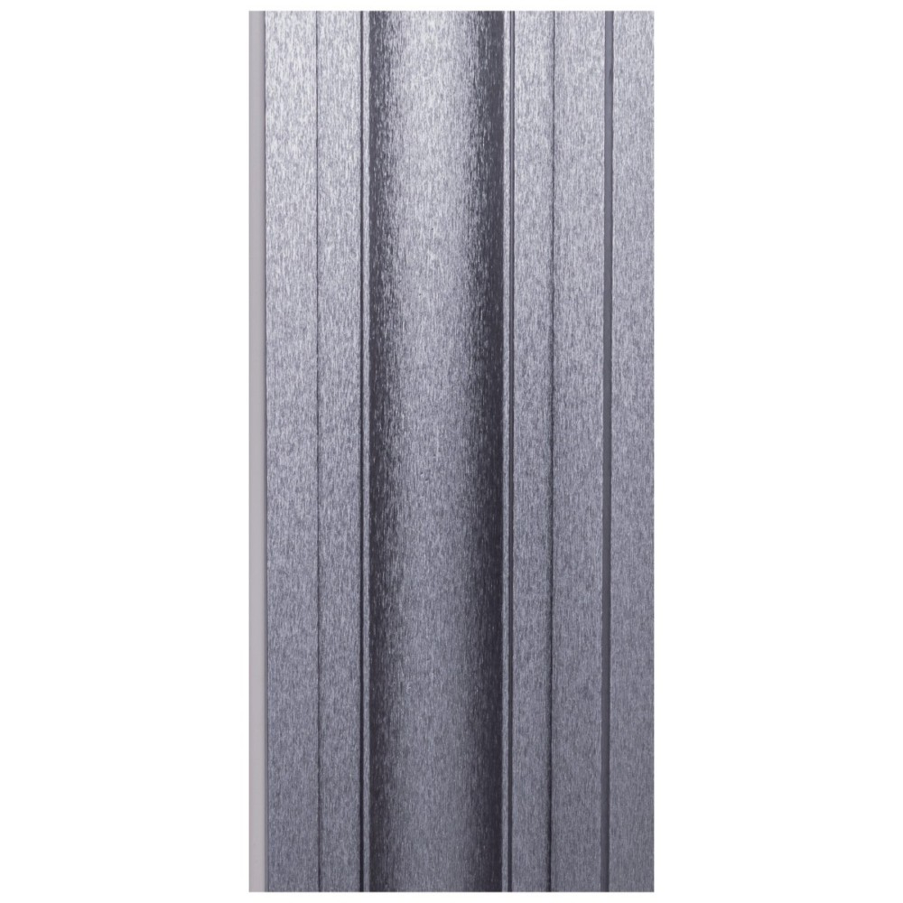 Set 5 panouri decorative, lamelar WPC, D6228, 260x18x1.8cm, Gri metalizat [2]