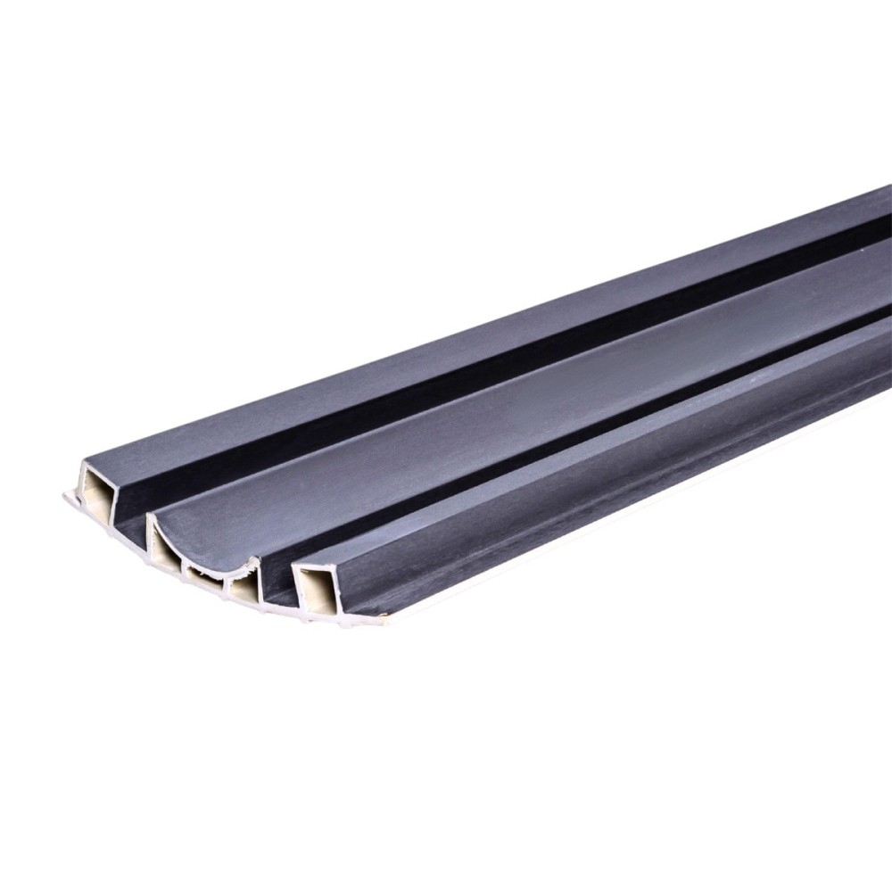 Set 5 panouri decorative, lamelar WPC, D6228, 260x18x1.8cm, Gri metalizat [3]