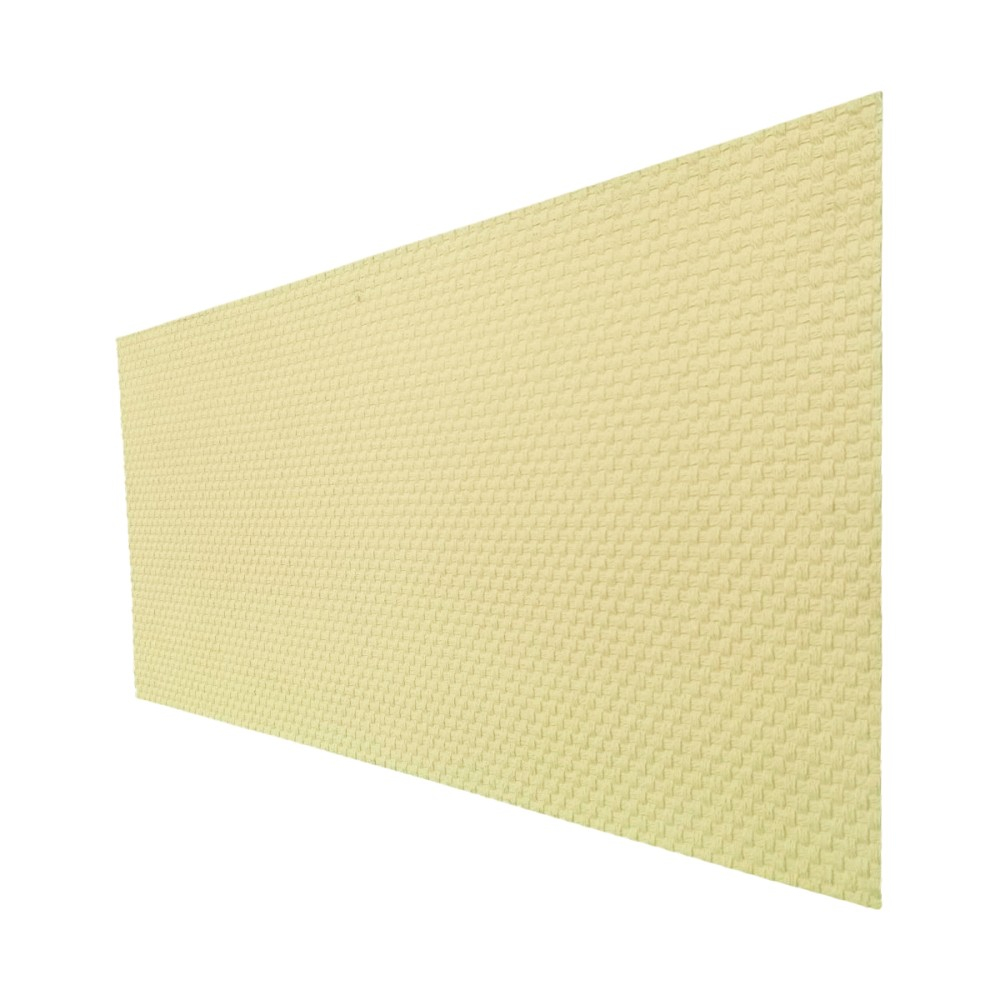 Set 6 panouri decorative flexibile din praf de piatra D7345, ignifuge, strat ceramic UV, 1200x600x2 mm, Galben pal [3]