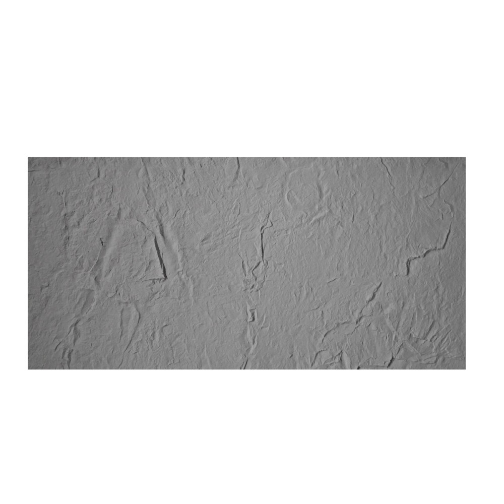 Set 8 panouri decorative flexibile din praf de piatra D7319, ignifuge, strat ceramic UV, 1200x600x2 mm, Gri deschis [2]