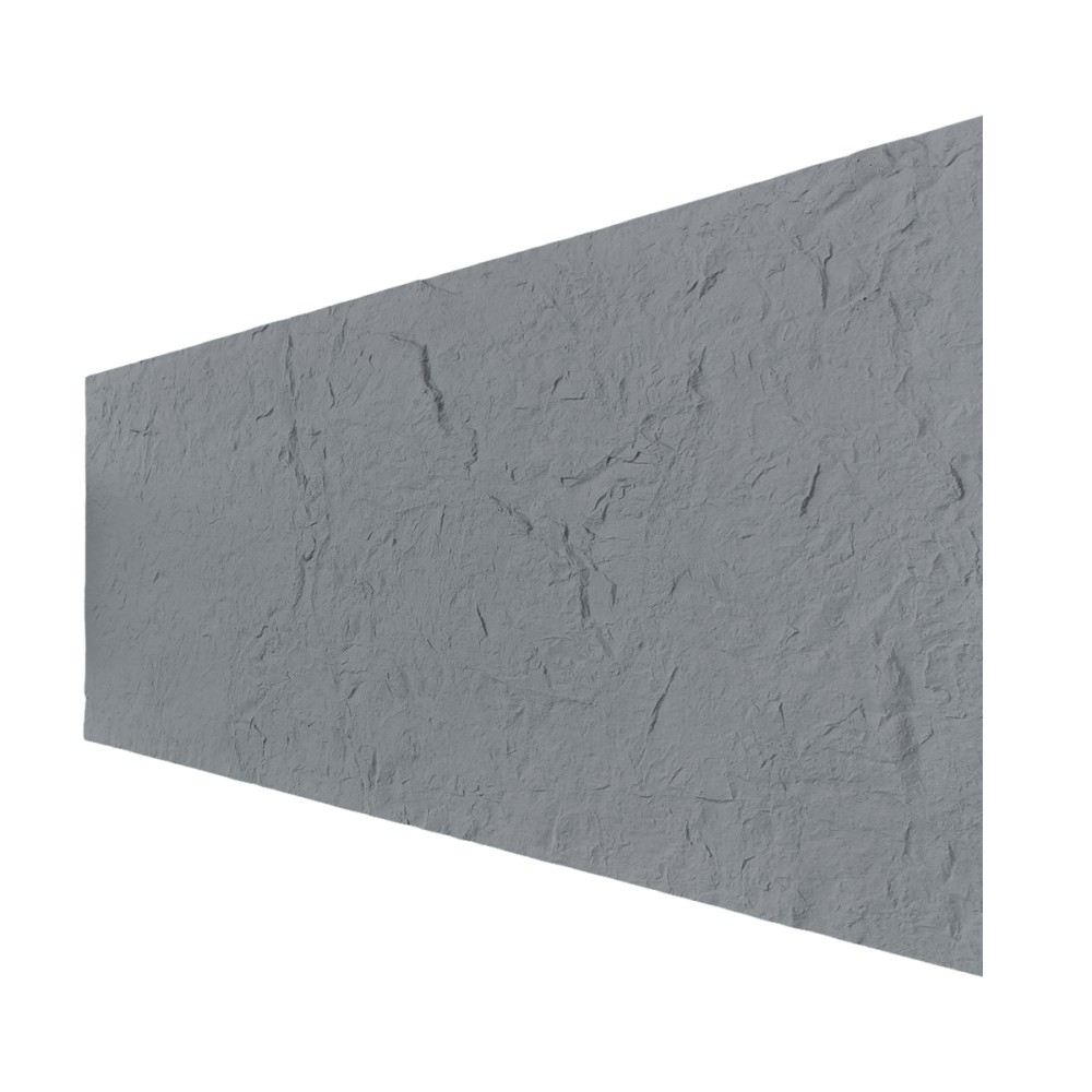 Set 8 panouri decorative flexibile din praf de piatra D7319, ignifuge, strat ceramic UV, 1200x600x2 mm, Gri deschis [4]