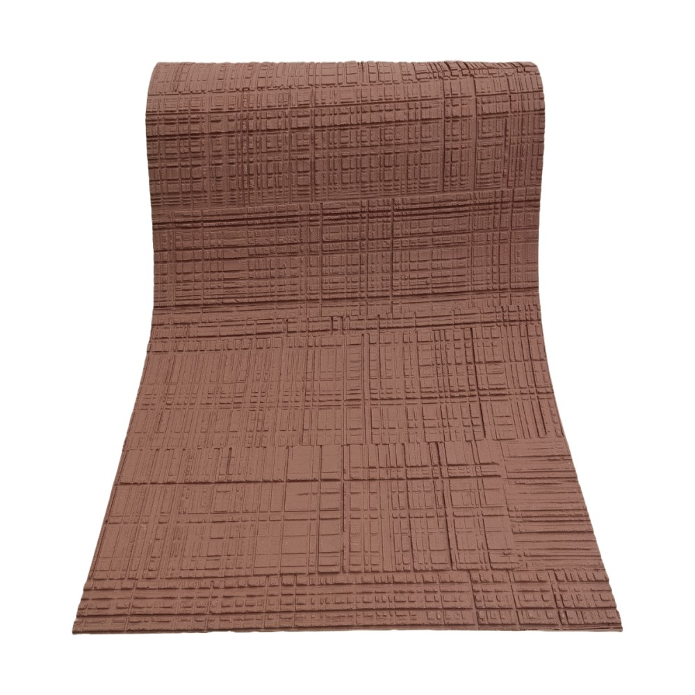 Set 9 panouri decorative flexibile din praf de piatra D7329, ignifuge, strat ceramic UV, 1200x600x2 mm, Maro scortisoara [5]