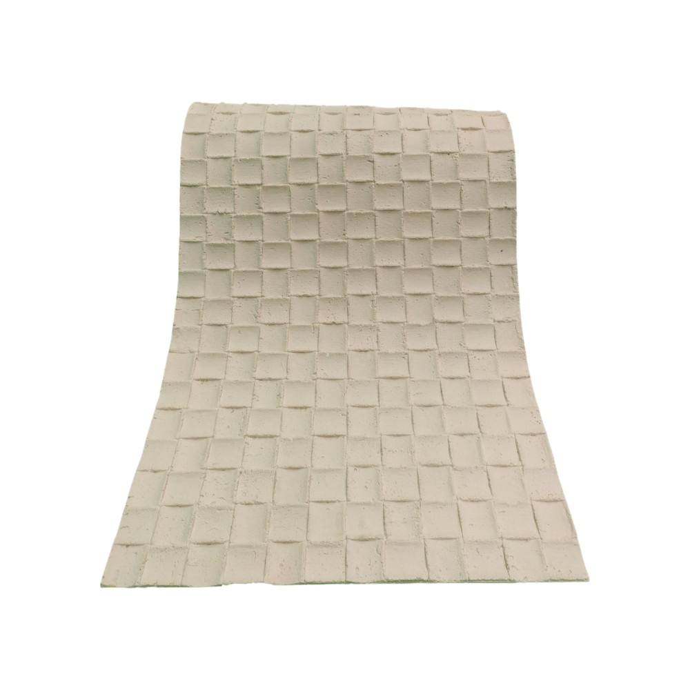 Set 9 panouri decorative flexibile din praf de piatra D7340, ignifuge, strat ceramic UV, 1200x600x2 mm, Bej-galbui [4]