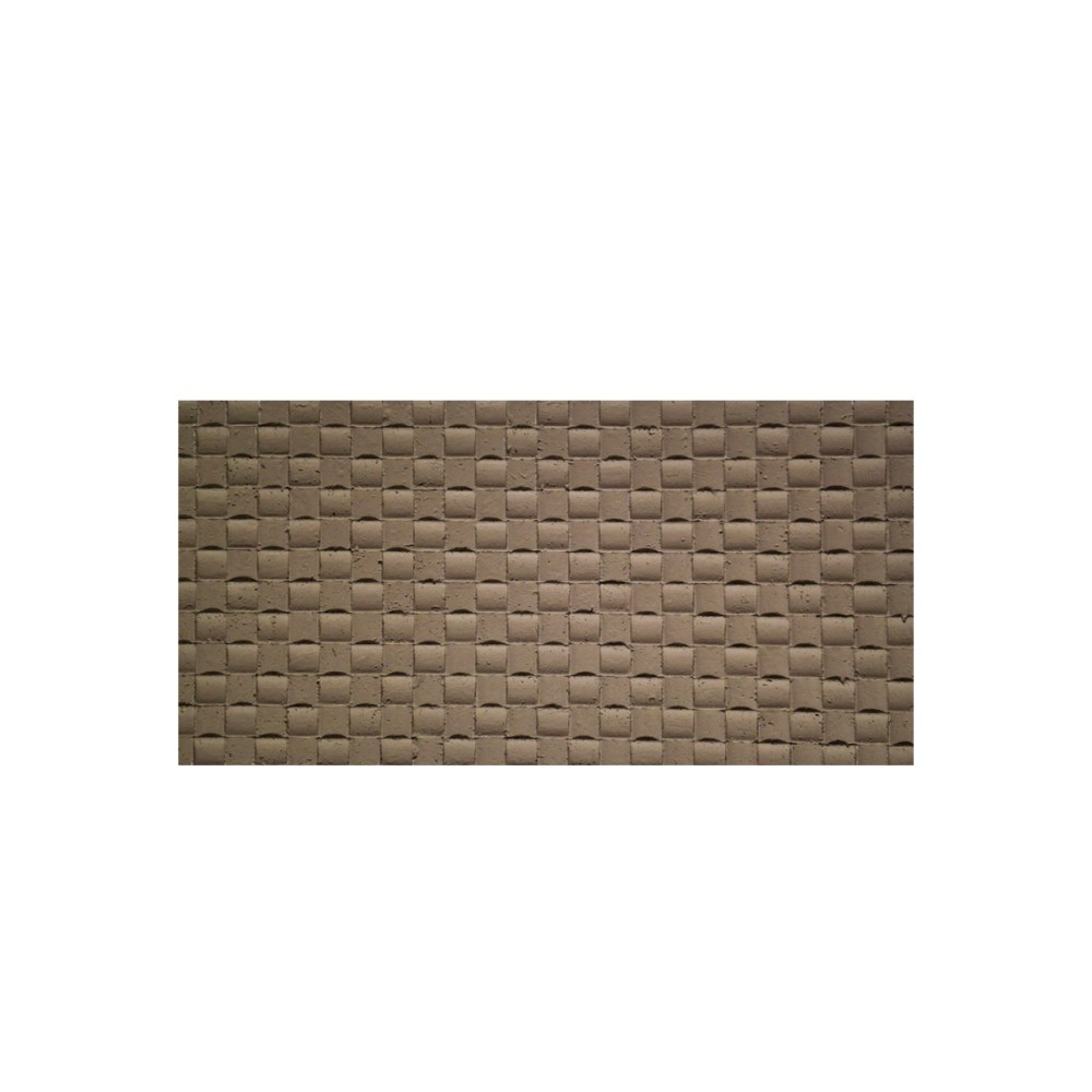 Set 9 panouri decorative flexibile din praf de piatra D7341, ignifuge, strat ceramic UV, 1200x600x2 mm, Maro deschis [2]