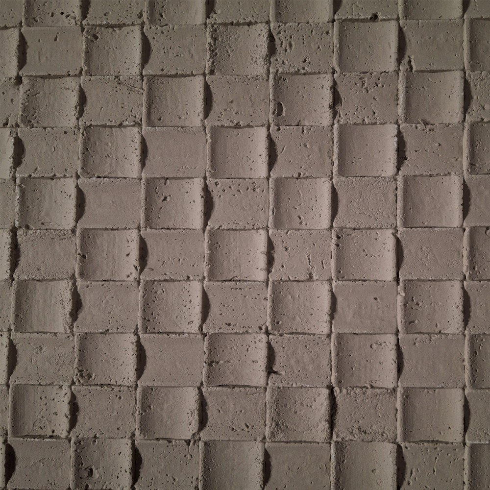 Set 9 panouri decorative flexibile din praf de piatra D7341, ignifuge, strat ceramic UV, 1200x600x2 mm, Maro deschis [6]