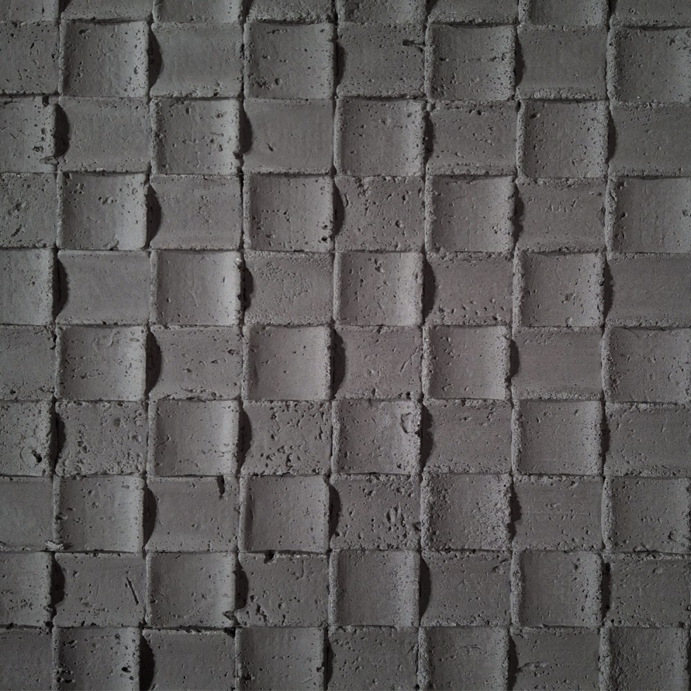 Set 9 panouri decorative flexibile din praf de piatra D7343, ignifuge, strat ceramic UV, 1200x600x2 mm, Gri inchis [6]