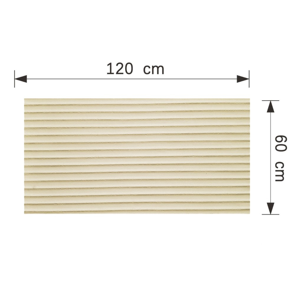 Set 9 panouri decorative flexibile din praf de piatra D7360, ignifuge, strat ceramic UV, 1200x600x2 mm, Bej galbui [5]