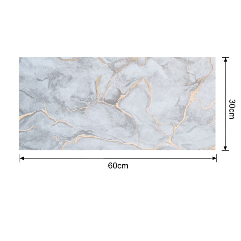 Set plăci decorative autoadezive D7106 Gri, 600 mm x 300 mm x 2.5mm, 6 buc., ~1.08 m² [6]