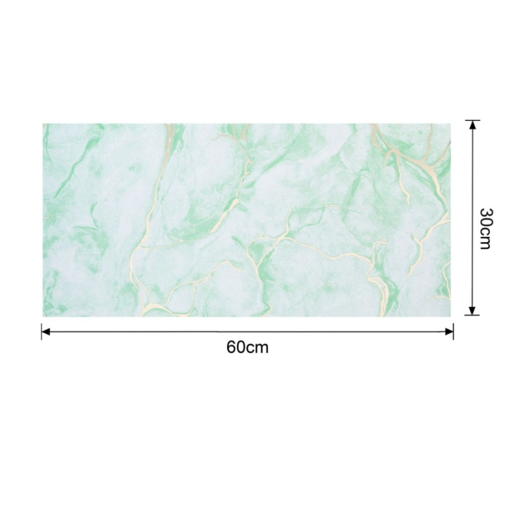 Set plăci decorative autoadezive D7122 Verde deschis, 600 mm x 300 mm x 2.5mm, 6 buc., ~1.08 m² [6]