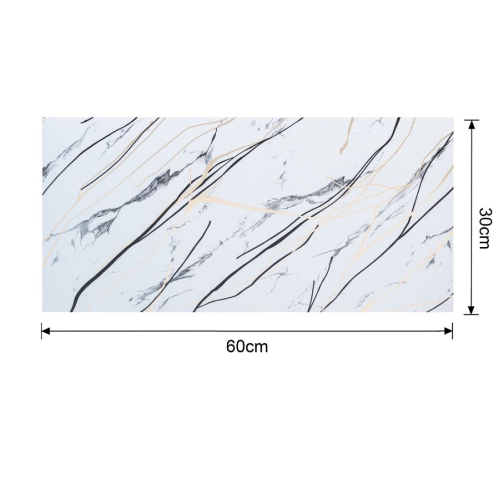 Set plăci decorative autoadezive D7123 Gri Deschis, 600 mm x 300 mm x 2.5mm, 6 buc., ~1.08 m² [6]