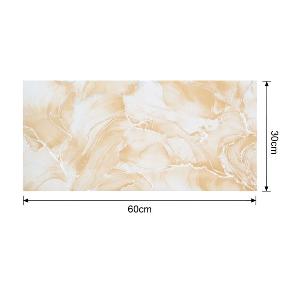 Set plăci decorative autoadezive D7131 Crem, 600 mm x 300 mm x 2.5mm, 6 buc., ~1.08 m² [6]