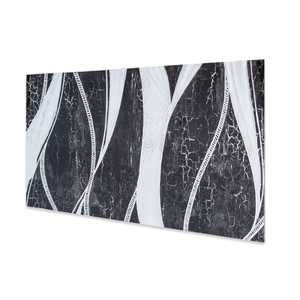 Set plăci decorative autoadezive D7132 Negru, 600 mm x 300 mm x 2.5mm, 6 buc., ~1.08 m² [3]