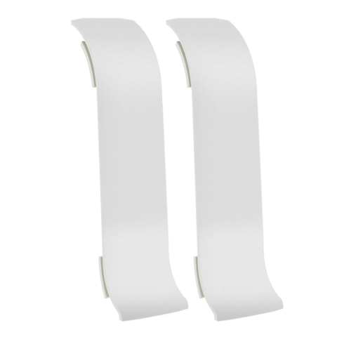Imbinare Plinta - Îmbinare plintă Vilo Flex, decor Alb - 55×22 mm, PVC, 30 buc/cutie