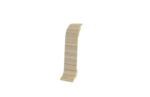 Imbinare Plinta - Îmbinare plintă Vilo Flex, decor Arțar - 55×22 mm, PVC, 30 buc/cutie
