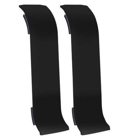 Imbinare Plinta - Îmbinare plintă Vilo Flex, decor Negru - 55×22 mm, PVC, 30 buc/cutie