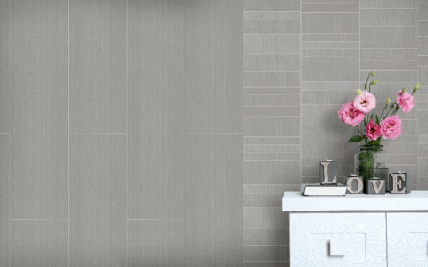 Lambriuri PVC - Lambriu PVC Vilo Motivo, Argintiu