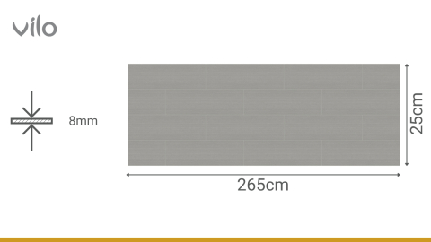 Lambriu PVC Vilo Motivo, Argintiu [2]