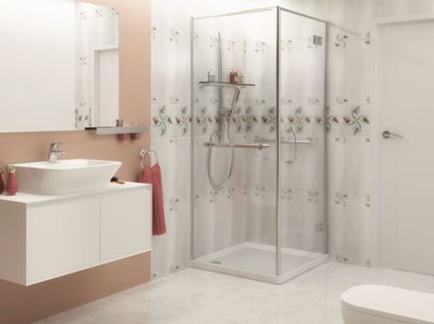 Lambriuri PVC - Lambriu PVC Vilo Motivo, Bej Lalea