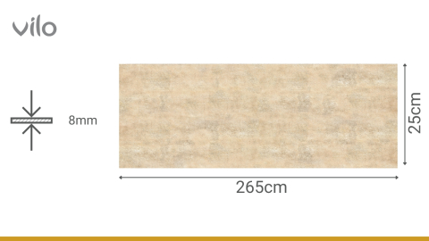 Lambriu PVC Vilo Motivo, Beton Gri Cald [2]