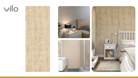 Lambriu PVC Vilo Motivo, Beton Gri Cald [1]
