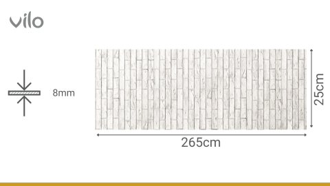 Lambriu PVC Vilo Motivo, Cărămidă Loft [2]