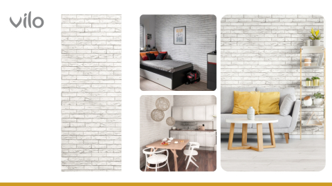 Lambriu PVC Vilo Motivo, Cărămidă Loft [1]