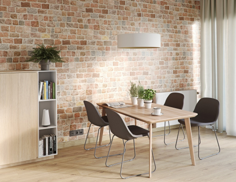 Lambriuri PVC - Lambriu PVC Vilo Motivo, Cărămidă Veche