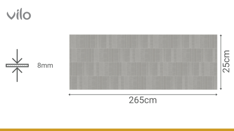 Lambriu PVC Vilo Motivo, Decor Argintiu [2]