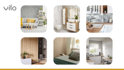 Lambriu PVC Vilo Motivo, Gri Ziar [5]