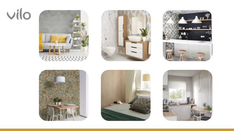 Lambriu PVC Vilo Motivo, Lemn Caramel [4]