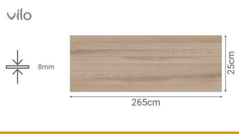 Lambriu PVC Vilo Motivo, Lemn Caramel [5]