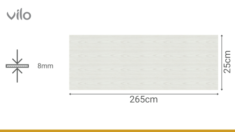 Lambriu PVC Vilo Motivo, Lemn Deschis [2]
